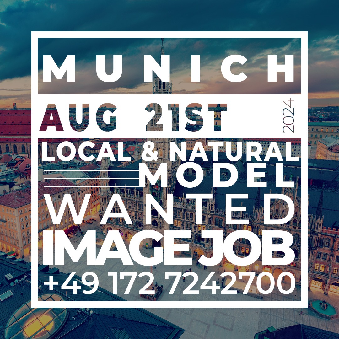 Image plus münchen. Munich model job